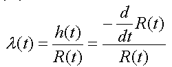 Failure rate lambda